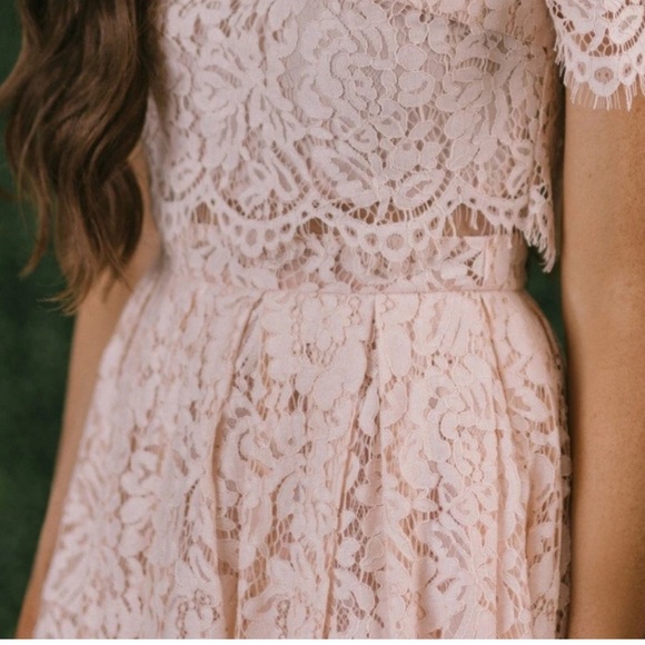 Blush Pink Morning Lavender Dress - Picture 2 of 3